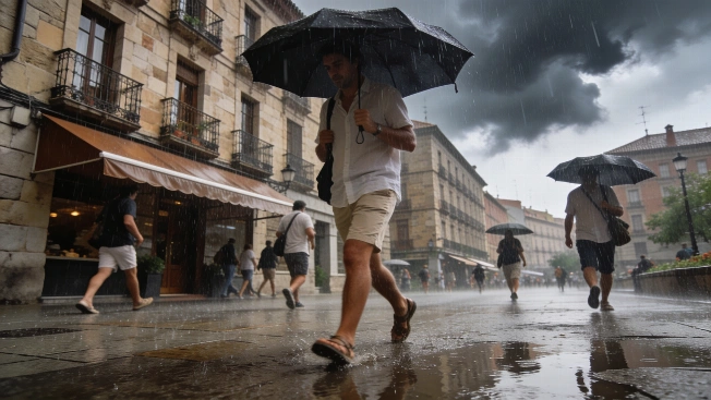 Sharp Drop in Temperatures and Storms Expected Across Spain This Weekend RUSSPAIN.com