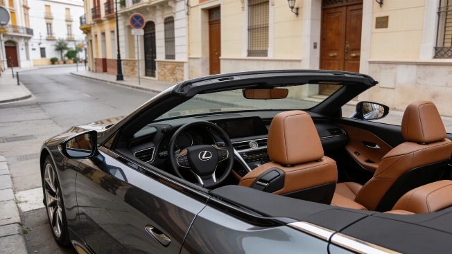 Lexus LC 500 Cabrio becomes a rare sight on Spanish roads RUSSPAIN.com