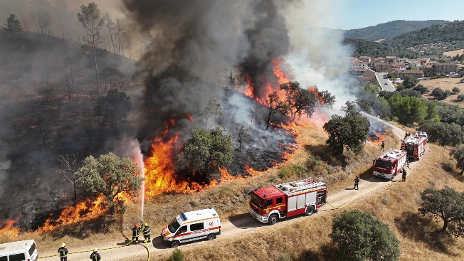 Guadalajara Wildfire Forces 529 Evacuations as Blaze Spreads to 3,500 Hectares RUSSPAIN.com