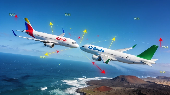 Near-Miss Between Iberia and Air Europa Jets Over Canary Islands RUSSPAIN.com