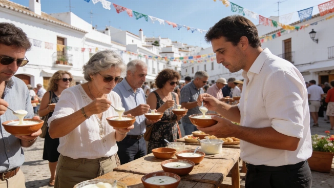 Almáchar to Give Away Over 4,000 Litres of Free Ajoblanco at Annual Festival RUSSPAIN.com