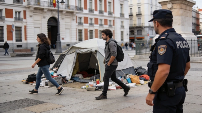 Police call for Puerta del Sol encampment to be dismantled RUSSPAIN.com