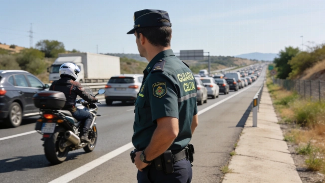 Guardia Civil Refuses to Enforce DGT Speed Limit for Motorcycles on Hard Shoulder RUSSPAIN.com