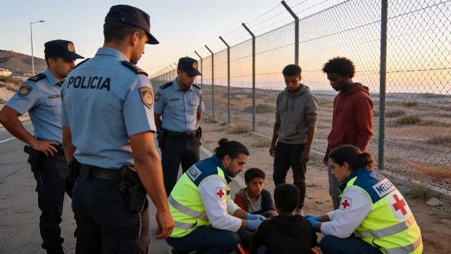 Melilla Holds Firm as Border Remains Closed Amid Migrant Pressure RUSSPAIN.com