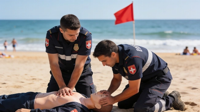 Two young people drown while swimming at Guardamar de Segura beach RUSSPAIN.com