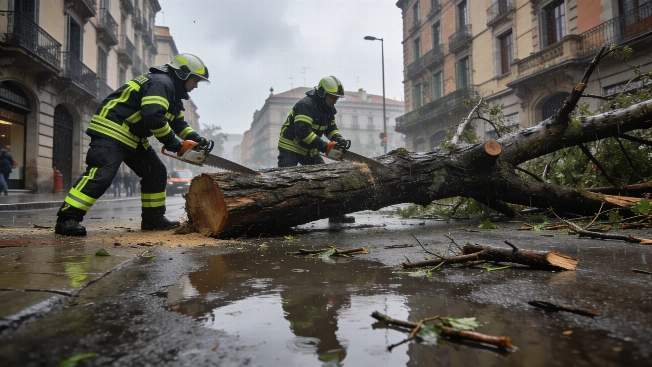 Civil Protection Issues Inuncat Pre-Alert as Storms Hit Catalonia RUSSPAIN.com