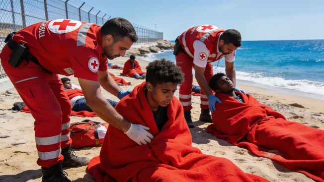 Ceuta Faces Ongoing Migrant Arrivals as Red Cross Teams Respond RUSSPAIN.com