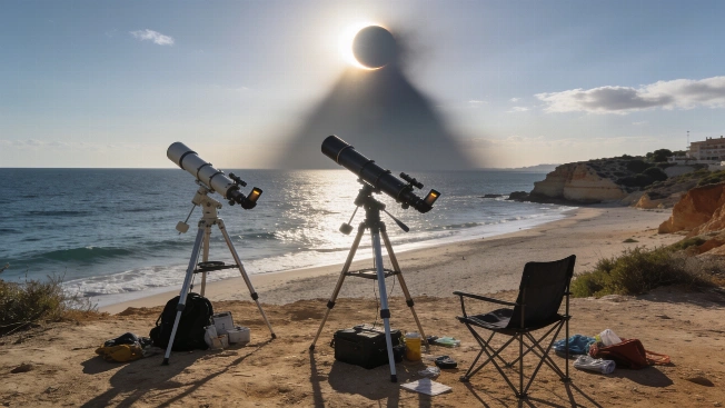 Millions Witness Rare Total Solar Eclipse Across Spain RUSSPAIN.com