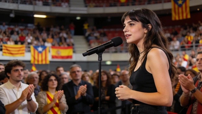 Aitana speaks out for Catalan at Barcelona concert finale RUSSPAIN.com