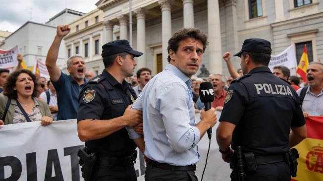 TVE Journalist Harassed During Ceuta Protests in Madrid RUSSPAIN.com