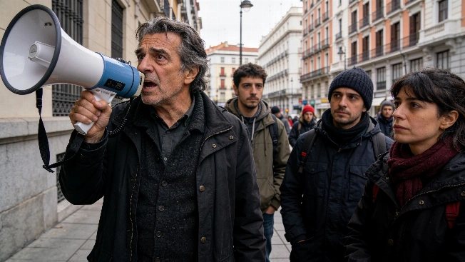 Carlos Bardem calls for mass protest after Sol eviction sparks outrage RUSSPAIN.com