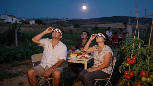 Spaniards Prepare for Rare Total Solar Eclipse with Family Gatherings RUSSPAIN.com