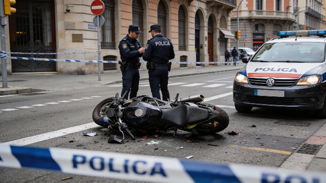 Motorcyclist Killed in Barcelona Hit-and-Run, Driver Arrested RUSSPAIN.com