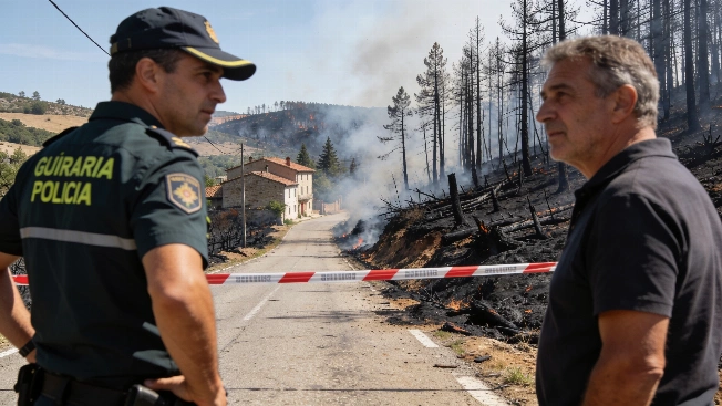 Man Arrested for Starting Wildfire That Forced Evacuations in León RUSSPAIN.com