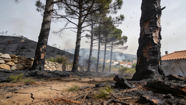 Fire at Chazar Recycling Plant Sends Smoke Over La Puebla de Alfindén RUSSPAIN.com