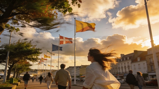 Heat Peaks at 35°C in Niort Amid Shifting Winds and Cloud Cover RUSSPAIN.com