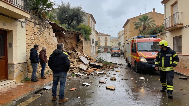 Two Women Remain Critical After Wall Collapse in Roda de Berà Storm RUSSPAIN.com