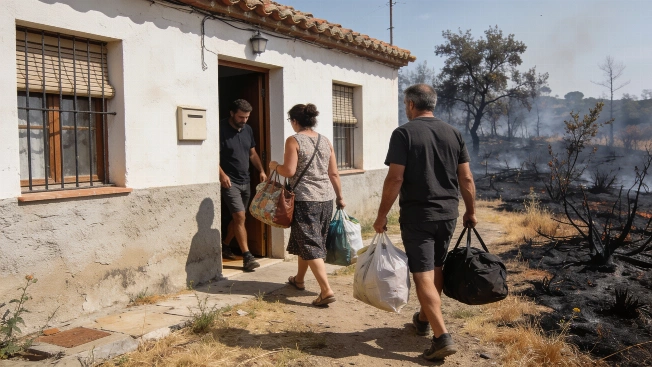 Residents Return Home After Segovia Wildfires as Risk Level Drops RUSSPAIN.com