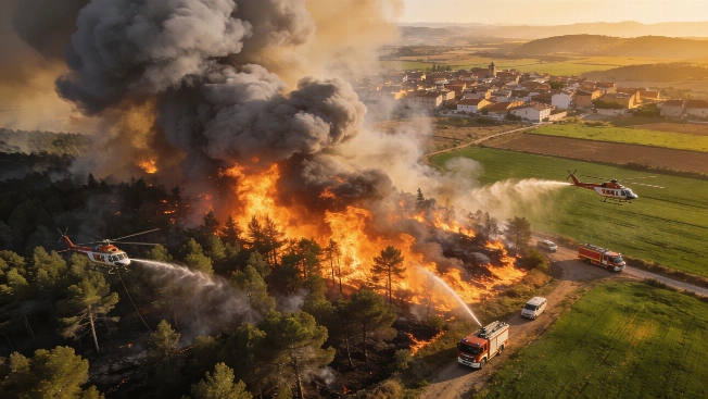 Wildfire in Orés Burns Over 15,400 Hectares and Forces Evacuations RUSSPAIN.com