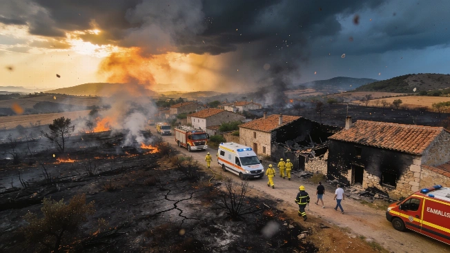 Evacuated Residents Begin Return After Devastating Orés Wildfire RUSSPAIN.com