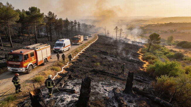 Wildfire in Orés Stabilized After Five Days, Evacuations Remain RUSSPAIN.com
