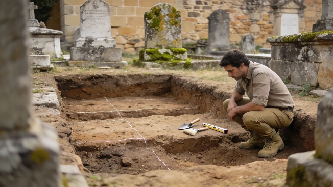 Six bodies found in Cáceres Franco-era grave excavation RUSSPAIN.com
