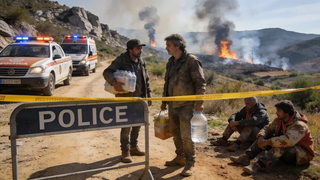 Residents Defy Evacuation Orders to Support Firefighters in Ávila RUSSPAIN.com