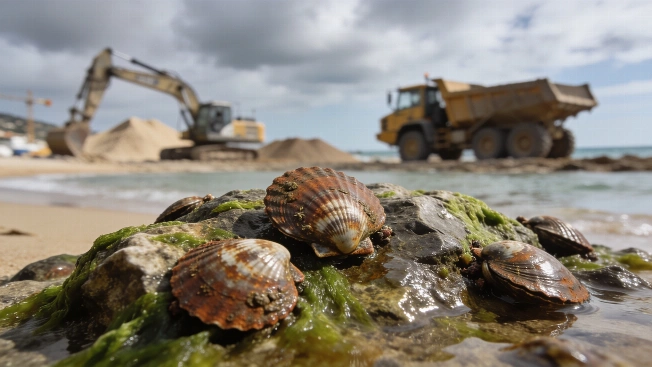 Endangered Limpets Relocated Amid Major Beach Expansion in Málaga RUSSPAIN.com