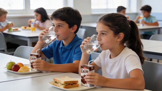 Spanish children choose water and cocoa milk over sugary drinks RUSSPAIN.com