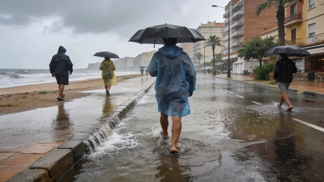 Unusual August Storm Brings Heavy Rains and Alerts to Northern Spain RUSSPAIN.com