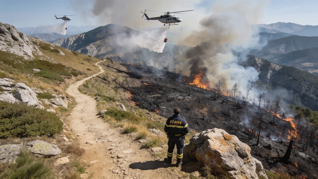 Pyrenean Wildfire Forces Mountain Access Ban Near Senet RUSSPAIN.com