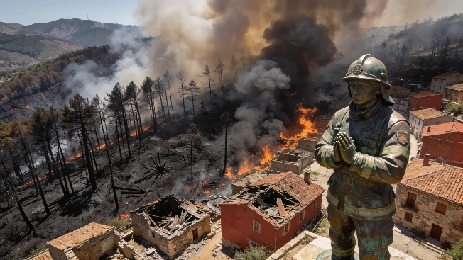 Wildfire Devastates Casavieja, Echoing 2005 Tragedy RUSSPAIN.com