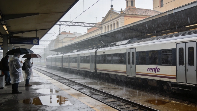 Renfe halts Valencia commuter trains as torrential storms trigger red alert RUSSPAIN.com