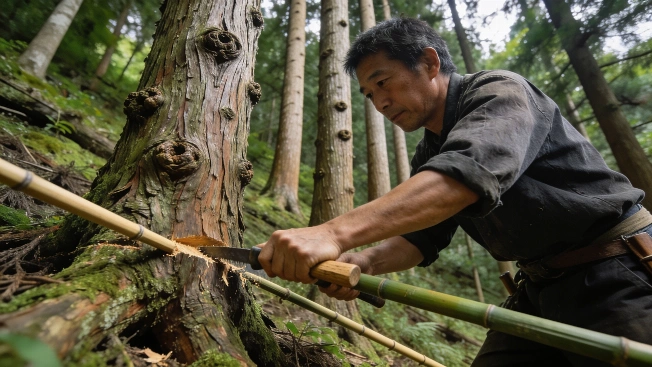 Japan’s 600-Year-Old Tree Pruning Method That Keeps Forests Alive RUSSPAIN.com