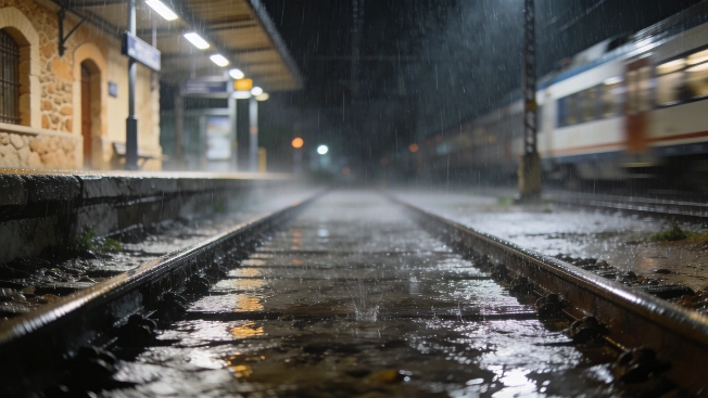 Storm Cuts Rail Link Between Sant Vicenç de Calders and Tarragona RUSSPAIN.com