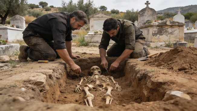 First Victims Exhumed in Linares, Setback in Jaén Capital Search RUSSPAIN.com