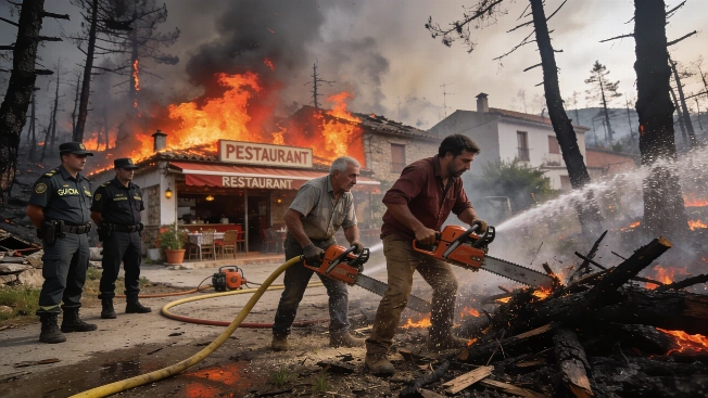 Ávila Wildfire Leaves Local Families Battling Flames and Loss RUSSPAIN.com
