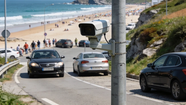 Asturias Tests Real-Time Beach Traffic System During Solar Eclipse RUSSPAIN.com