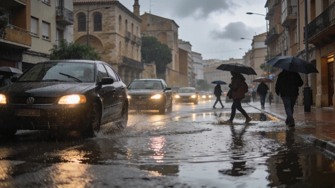 Heavy Rains Trigger Orange Alert in Tarragona as Storms Hit Eastern Spain RUSSPAIN.com