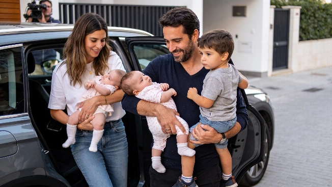 Alejandra Rubio and Carlo Costanzia Return Home With Newborn Daughter RUSSPAIN.com