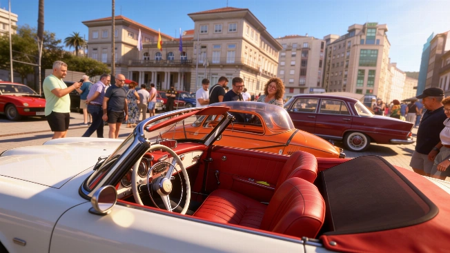 Rare Messerschmitt draws crowds at Pontevedra classic car event RUSSPAIN.com