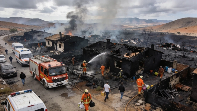 Search Teams Sweep Burned Area in Los Gallardos After Deadly Fire RUSSPAIN.com