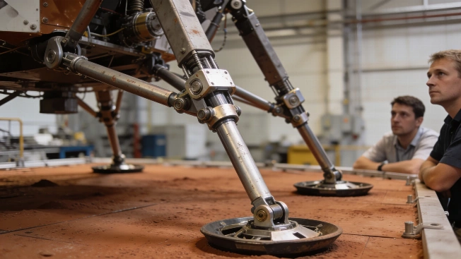 Sener nears final tests for Rosalind Franklin Mars landing gear RUSSPAIN.com