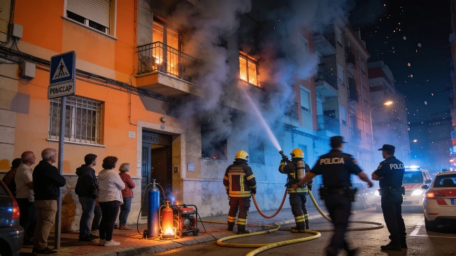 Suspected Arsonist Arrested After Major Wildfire Forces Mass Confinement in Anoia RUSSPAIN.com