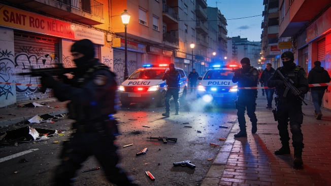 Four Injured in Armed Clash Between Clans in Sant Roc, Badalona RUSSPAIN.com