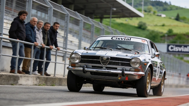 Vintage Rally Cars Take Over Cisvial Circuit in Langreo RUSSPAIN.com