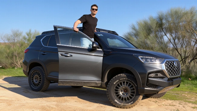 KGM Rexton Aventura Surprises as a True Off-Road Contender RUSSPAIN.com