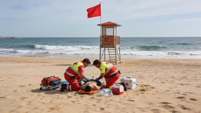 Man Dies Swimming Under Red Flag at Cunit Beach RUSSPAIN.com