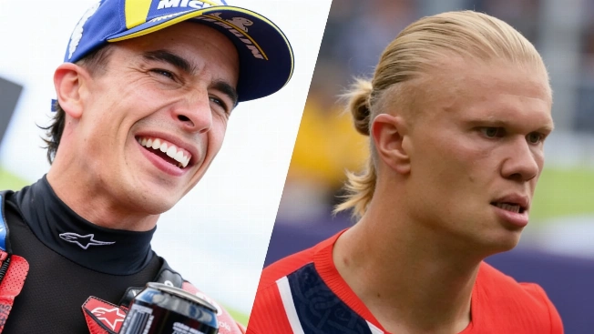Marc Márquez Channels Erling Haaland in Unforgettable MotoGP Celebration RUSSPAIN.com