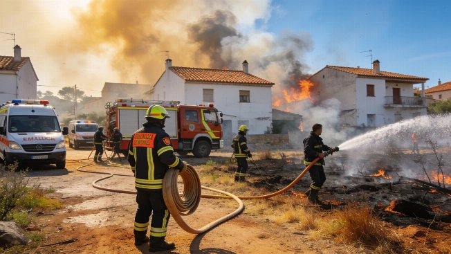Wildfire forces evacuations and lockdown in Tordera neighborhoods RUSSPAIN.com